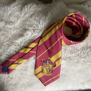 Harry Potter Gryffindor Neck Tie - Red And Gold, House Crest Cosplay Costume 52”